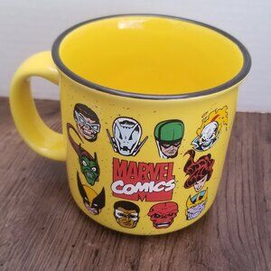 Marvel Retro Camper Ceramic Mug (Heroes and Villains print)